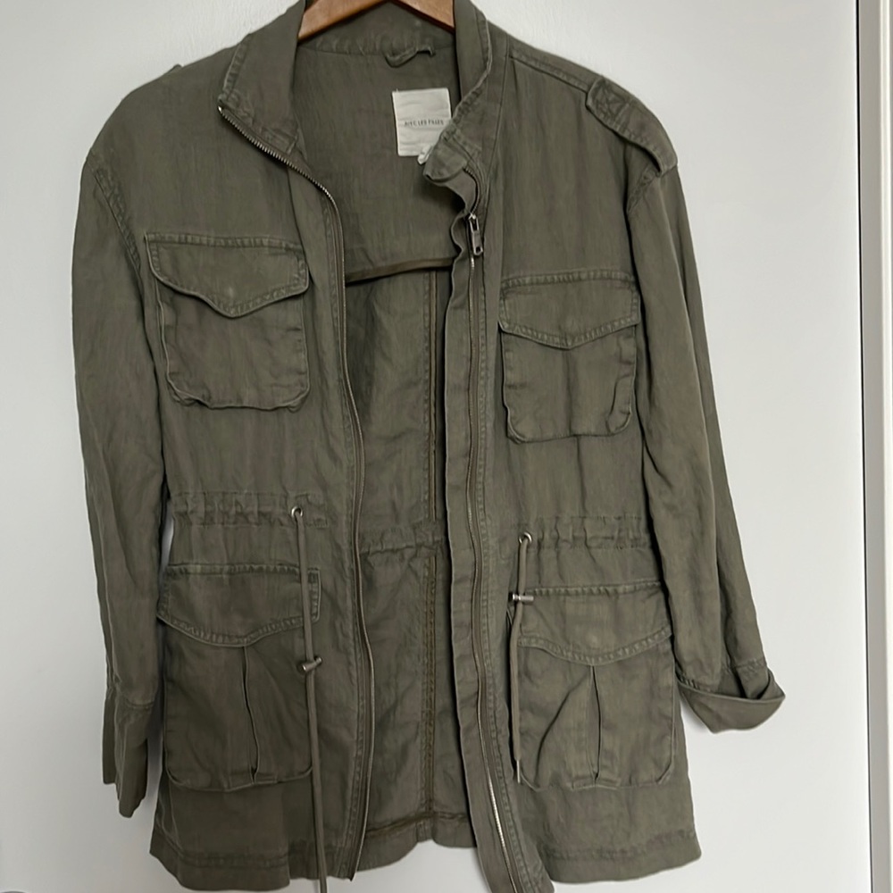 Avec les filles utility jacket. 100%linen